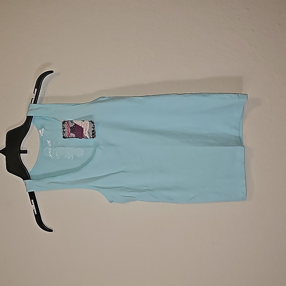 Grane Razor back tank Size Large Blue